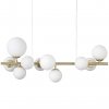 ZŁOTA Molekularna Lampa Wisząca Szklane Kule Kule IDEAL LUX PERLAGE SP10 283791 Lampa Do Salonu - Jadalni